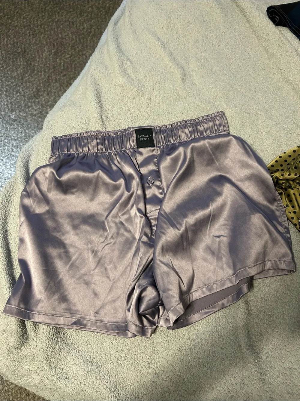 Savage X Fenty Satin Boxer Briefs Set of 9 in Red, Black, Silver & Animal Prints